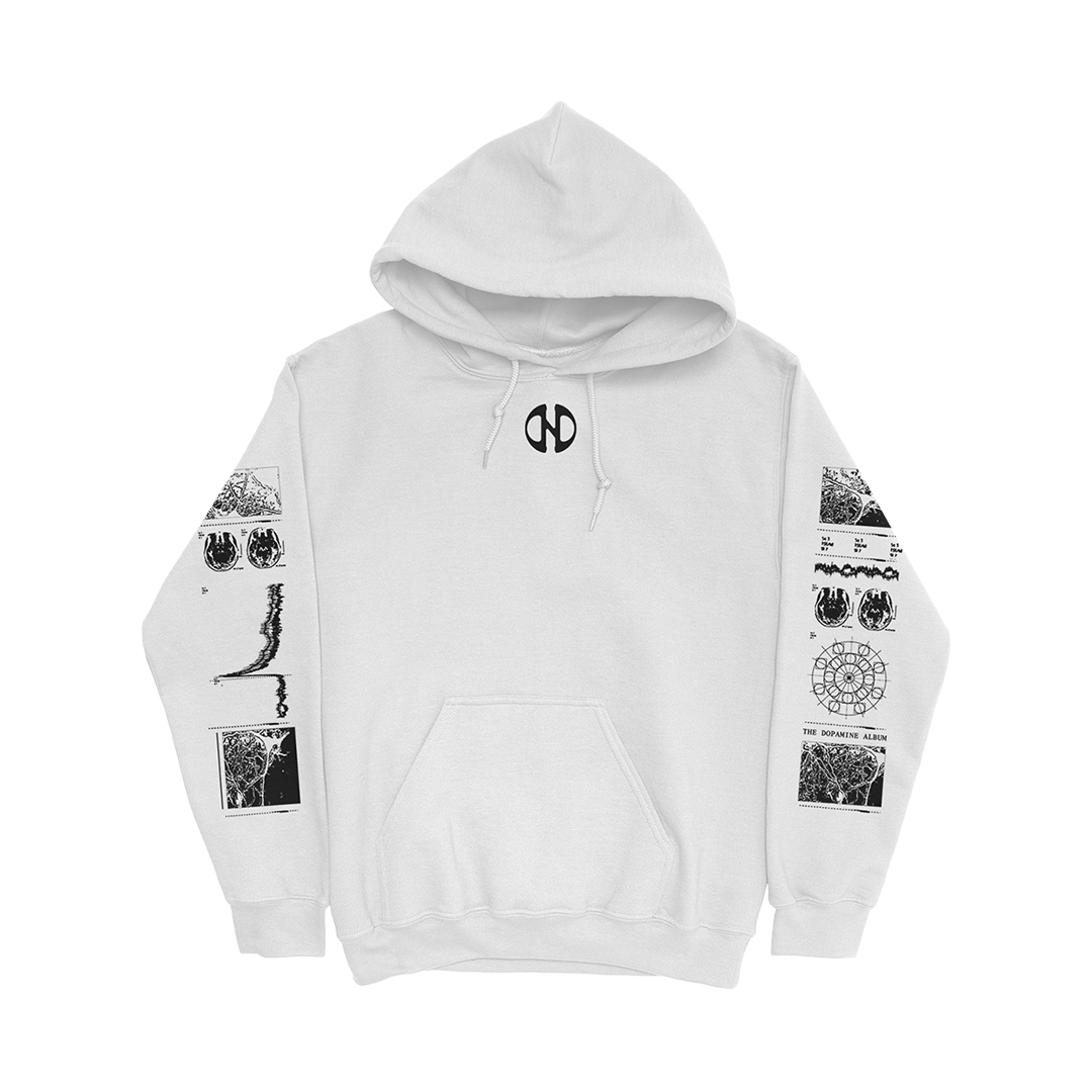 Dopamine Luxe White Hoodie Normani