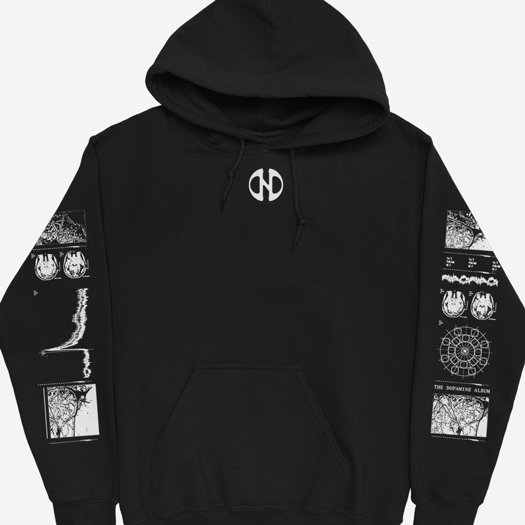 Dopamine Luxe Black Hoodie