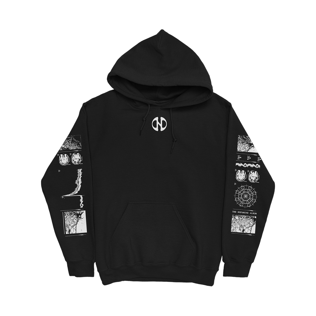 Dopamine Luxe Black Hoodie