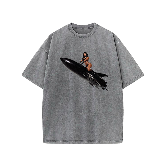 Dopamine Rocket Grey Tee